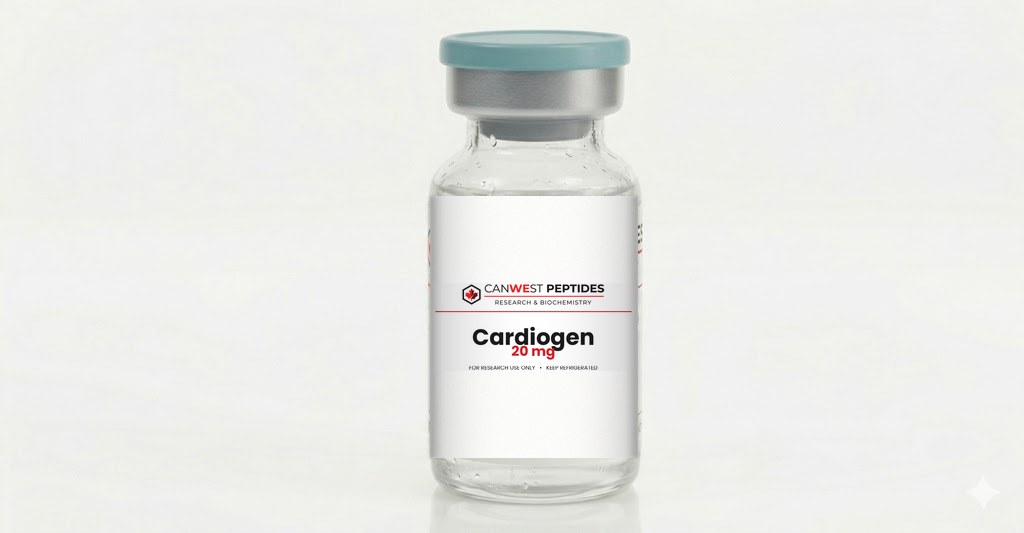 Cardiogen research peptide vial — CanWest Peptides Canada